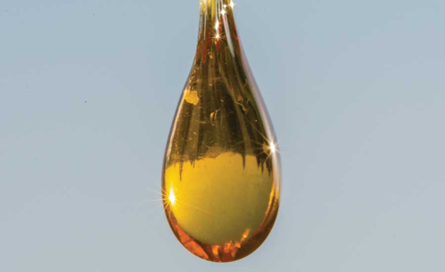 Drop of Cannabis Extract